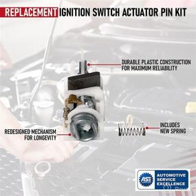 img 1 attached to 🔑 Ignition Switch Actuator Pin - Replacement for 4690492AB, 4664099, 924-704, 924704 - Compatible with Chrysler, Dodge, Jeep & Plymouth Vehicles - Wrangler, Liberty, Grand Cherokee, 1995-2005 Neon, PT Cruiser