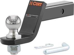 img 4 attached to CURT 45056 Trailer Hitch Mount - 2-Inch Ball &amp; Pin - Fits 2-In Receiver - 7,500 lbs - 4-Inch Drop