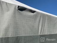 img 1 attached to Protect Your Travel Trailer With ADCO Designer Series Olefin HD Cover In Gray/White - 28' 7" To 31' 6 review by Eric Power