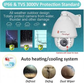 img 1 attached to Experience Unmatched Surveillance With IMPORX Auto Tracking PTZ IP Camera - 20X Optical Zoom, 3MP 2560X1440, Waterproof, 500Ft Night Vision, Motion Detection, And More!