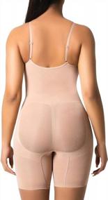 img 2 attached to Get The Perfect Curves With YIANNA Sculpting Bodysuit For Women - Tummy Control & Seamless Shapewear
