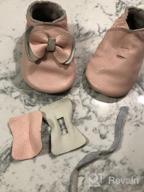 img 1 attached to 👶 SAYOYO Cowhide Toddler Boys' Slippers with Skid-Resistant Prewalker Soles review by Phillip Ellis