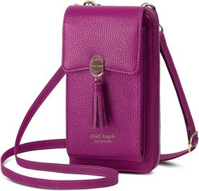 img 4 attached to Pearl Angeli Blocking Cross Body Shoulder Women's Handbags & Wallets ~ Shoulder Bags