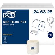 🧻 tork 246325 premium bath tissue roll - 48 rolls, 2-ply, 625 sheets per roll logo