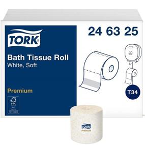 img 4 attached to 🧻 Tork 246325 Premium Bath Tissue Roll - 48 Rolls, 2-Ply, 625 Sheets per Roll