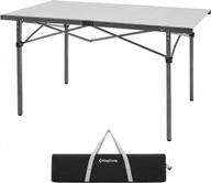 универсальный и легкий стол для кемпинга из алюминия kingcamp: идеальный для активного отдыха на природе. логотип