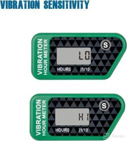 img 2 attached to 🕒 Runleader Digital Wireless Hour Meter with Vibration Operation - Ideal for Golf Cart, Tractor, Generator, Compressor, Chainsaw, Motorcycle, Pressure Washer, Gas/Diesel Powered Machine (Model: 016B-B1-GR)