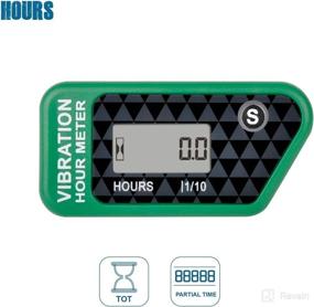 img 3 attached to 🕒 Runleader Digital Wireless Hour Meter with Vibration Operation - Ideal for Golf Cart, Tractor, Generator, Compressor, Chainsaw, Motorcycle, Pressure Washer, Gas/Diesel Powered Machine (Model: 016B-B1-GR)