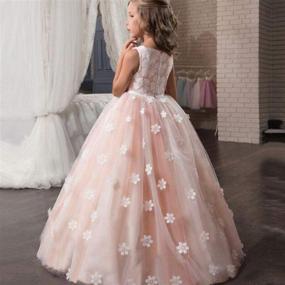 img 2 attached to 👗 Exquisite TTYAOVO Embroidered Wedding Birthday Princess Dresses for Girls - Stunning Clothing Collection