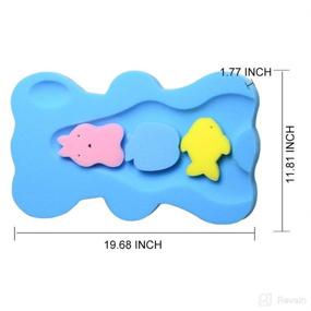 img 1 attached to Baby Infant Sponge Newborn Cushion Baby Care