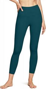 img 2 attached to Stretchy Yoga Capri Leggings With Hidden Pockets For Women'S Workout, Running And Fitness Routine