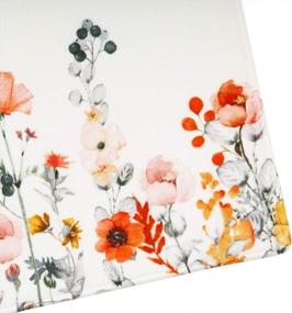 img 3 attached to LIVILAN Floral Bath Mat: 24''X16'', Leaf Design For Bathroom Rugs & Mats