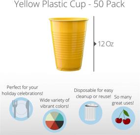 img 3 attached to Exquisite Plastic Disposable Premium Tumblers Household Supplies ~ Paper & Plastic