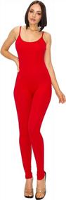 img 3 attached to EttelLut Yoga Jumpsuits - Spaghetti Strap Bodycon Tank For Comfortable Stretch And Support