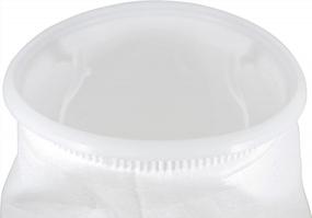 img 1 attached to Получите превосходную фильтрацию с мешочным фильтром для жидкости SpiroPure размера № 1 — 5 микрон, полипропиленовый войлок, полипропиленовое кольцо (коробка из 40)