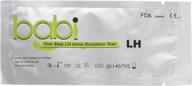 📅 babi lh ovulation test strips, 50-count - one step solution for accurate results logo