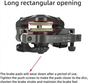 img 2 attached to Adjustable Mechanical Disc Brake Set With Aluminum Front And Rear Calipers, Accompanied By 160Mm Brake Rotors - Ideal For Mountain Bikes, Road Bicycles, Fixed Gear And BMX Cycling