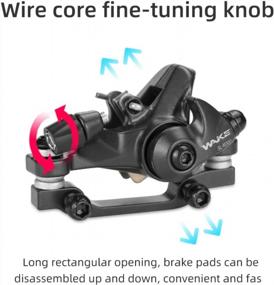 img 3 attached to Adjustable Mechanical Disc Brake Set With Aluminum Front And Rear Calipers, Accompanied By 160Mm Brake Rotors - Ideal For Mountain Bikes, Road Bicycles, Fixed Gear And BMX Cycling