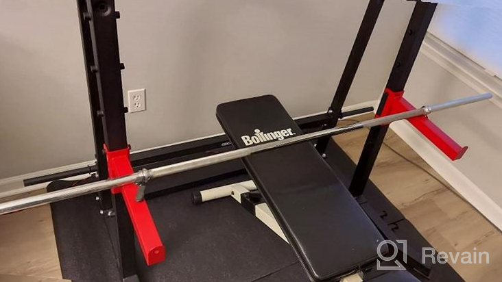 img 1 attached to Maximize Your Home Gym With CDCASA'S Adjustable Power Squat Rack Cage And Multi-Function Power Tower review by Joshua Jemison