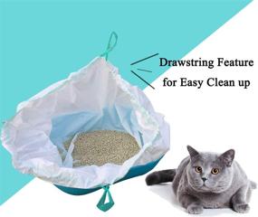 img 2 attached to Hyper Cat Litter Liners Drawstring Cats