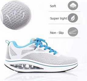 img 2 attached to 👟 Non-Slip Breathable Mesh Athletic Women's Shoes - Binkasen Training