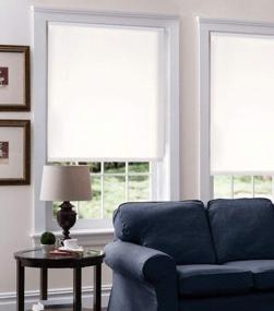 img 4 attached to Customize Your Perfect Light Filtering Roller Shades- Select Size, Color And Mounting Options