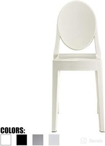 img 1 attached to 2xhome Transparent Acrylic Ghost Side Chair - Elegant Victoria Style Chair Design