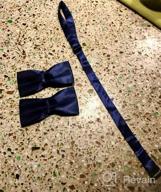 img 1 attached to 👔 Adjustable Solid Color Boys' Holiday Accessories and Bow Ties by EachWell review by Firman Harrington