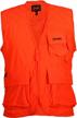 gamehide big game vest - blaze orange sneaker for hunting & outdoor activities logo