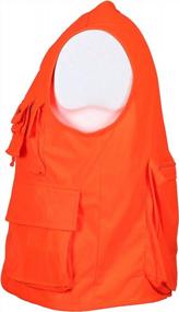 img 2 attached to Gamehide Big Game Vest - Blaze Orange Sneaker For Hunting & Outdoor Activities