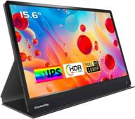 💻 dopesplay portable touchscreen monitor extender - 15.6 inch, 60hz, model dr1561, ips logo