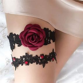 img 3 attached to 💍 Bridal JW23 Women's Wedding Accessories: Bride Garter Belt