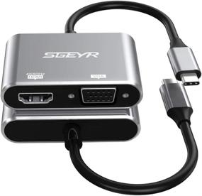 img 4 attached to Адаптер SGEYR Dual Display USB C: совместим с MacBook Pro, iPad Pro, Dell XPS и другими устройствами!