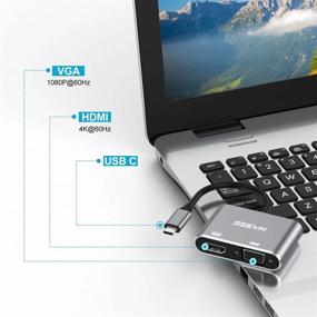img 2 attached to SGEYR Dual Display USB C Adapter: Compatible With MacBook Pro, IPad Pro, Dell XPS, And More!