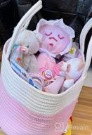 картинка 1 прикреплена к отзыву Organic Rainbow Rope Diaper Caddy: Nursery Storage Basket And Organizer For Baby Diapers, Ideal For Rainbow-Themed Decor And Baby Baskets от Max Guerrero