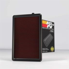 img 4 attached to K&amp;N 33-2489 Engine Air Filter: 🔧 High Performance Premium Replacement for 2013-2018 Acura RDX