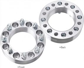 img 3 attached to PUENGSI 2 Inch Wheel Spacers 8X6.5 To 8X170 Wheel Adapters For 1999-2010 GMC Sierra 2500HD 3500HD 126.15Mm Hub Bore With 14X1.5 Studs