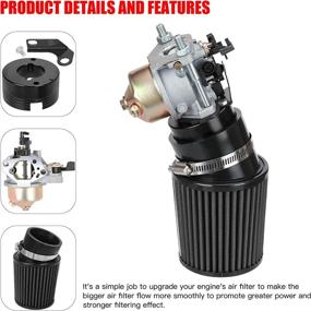 img 1 attached to GREHUA Carburetor Predator Lawnmower Pressure Motorcycle & Powersports