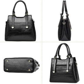 img 3 attached to Womens Handbags Designer Satchel Shoulder Women's Handbags & Wallets ~ Satchels