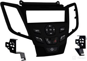 img 1 attached to 🚗 Enhance Your 2010-Up Ford Fiesta with Metra 99-5825B Single DIN Dash Installation Kit in Sleek Black