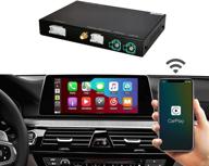 🚗 wireless carplay retrofit kit decoder for bmw 1/2/3/4 series with nbt/id4 system, model years: 2012-2015, compatible with f3 f34 f20 f21 f22 f30 f32 f33 f36 f80, supporting android auto, mirrorlink, reverse camera integration logo
