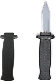 img 1 attached to 7.5” Retractable Fake Plastic Blade Trick Knife - Perfect For Halloween, April Fools Pranks & Costume Props!