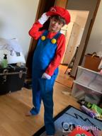 img 1 attached to Get Ready For Adventure With Our Mario Deluxe Child Boy Costume review by Enoch Sahay
