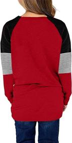img 1 attached to SELINK Casual Sleeve Striped Pockets Girls' Clothing in Tops, Tees & Blouses