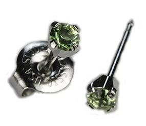 img 3 attached to Birthstone Piercing Earrings Hypoallergenic Studex