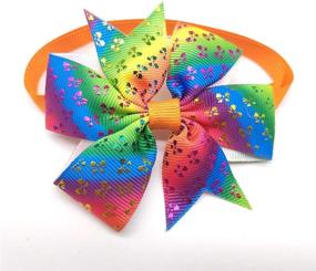 img 1 attached to Masue Pets Butterfly Rainbow Pinwheel