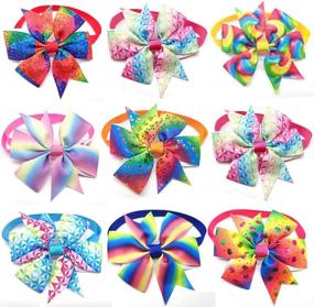 img 4 attached to Masue Pets Butterfly Rainbow Pinwheel