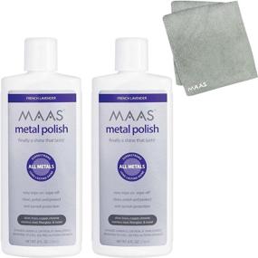 img 1 attached to Maas Metal Polish 8 Ounce Microfiber