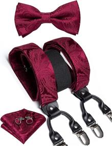 img 4 attached to 🎀 DiBanGu Adjustable Y-Shaped Blush Suspenders