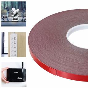 img 4 attached to Get Strong Adhesion With Heavy Duty Double Sided Tape For LED Strips, Home And Office Décor